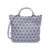 圖片 Issey Miyake Crystal Matte 水晶霧面幾何大型手提/肩背兩用包(霧紫色)