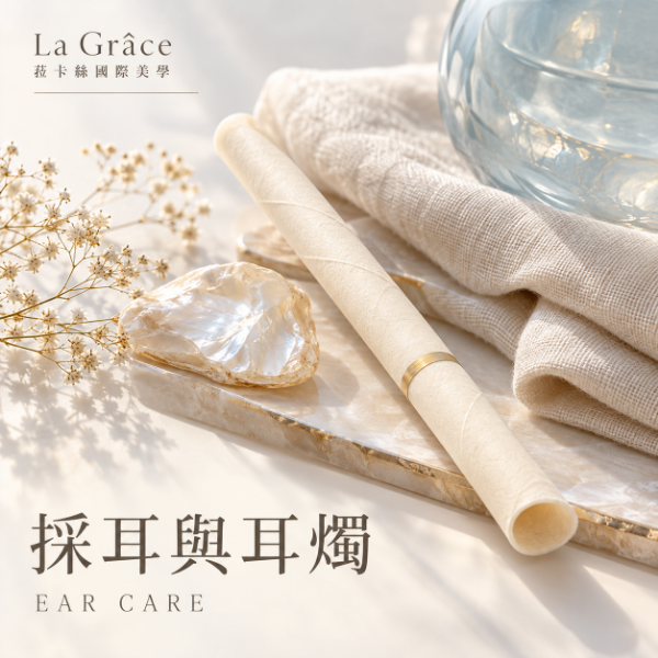 菈卡絲採耳與耳燭服務主視覺