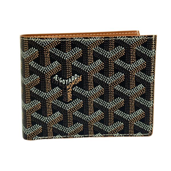 圖片 【GOYARD】Saint-Florentin 錢包/雙折短夾 - 黑色/棕褐色 - STFLO2PMLTY01CL03P