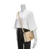 圖片 Dior 展示品 30 Montaigne 牛皮金釦蒙田肩背/斜背兩用包(米)