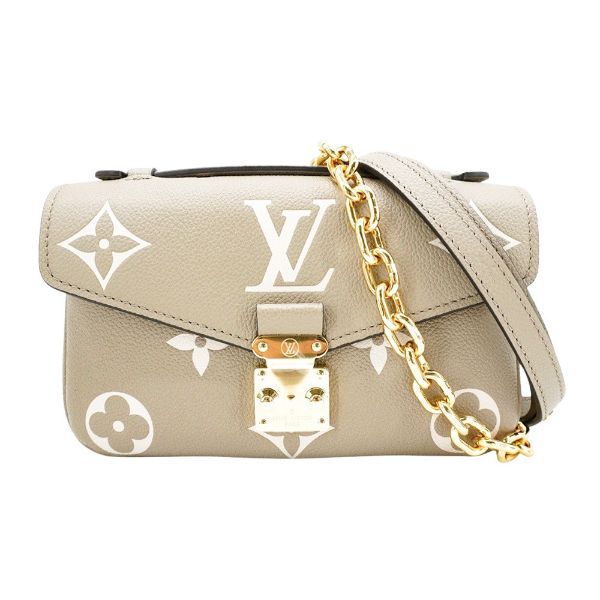 圖片 Louis Vuitton 展示品 Pochette Metis East West 壓花斜背郵差包(M23081-斑鳩灰)
