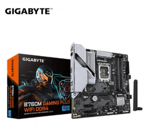 圖片 全新 技嘉 B760M-GAMING PLUS WIFI DDR4 + 十銓 16G D4