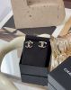 圖片 【CHANEL】麻花扭轉水鑽耳夾 金色