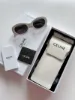 圖片 CELINE 墨鏡 橢圓 貓眼小框 蝶形 太陽眼鏡 女款 白色 贈收納小包
