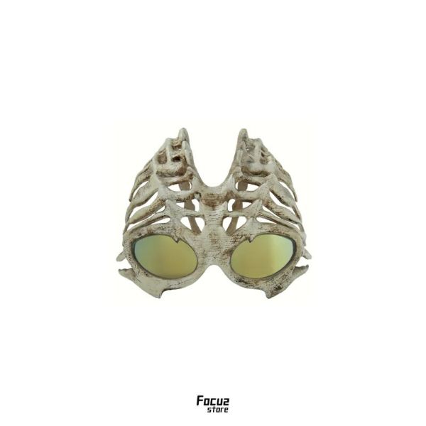 Focus Store Thug Club FW26 Bone Half Mask "White" 