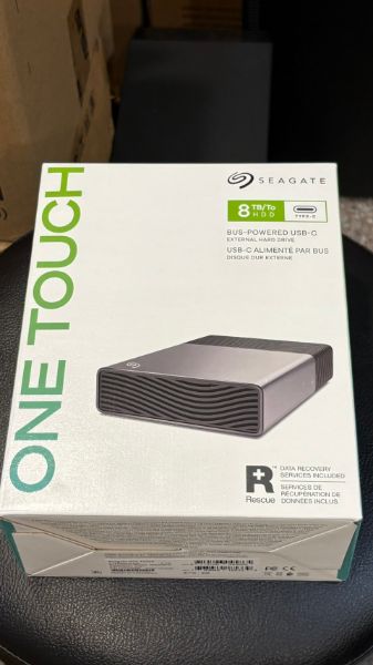 圖片 Seagate 希捷One Touch Desktop USB-C 8TB 3.5吋行動硬碟-黑色(STNB8000400)
