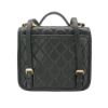 圖片 Chanel 展示品 金雙C粒紋牛皮仿舊金鏈幸運草雙肩後背包(AS5715-黑)
