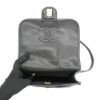 圖片 Chanel 展示品 金雙C粒紋牛皮仿舊金鏈幸運草雙肩後背包(AS5715-黑)