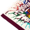 圖片 Hermes 展示品 Graff 喀什米爾混絲彩色塗鴉圖騰披巾/大方巾-140cm(奶昔白/藍/多色)