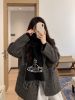 圖片 VIVIENNE WESTWOOD 西太后 純羊毛 圍巾 黑色 男女同款