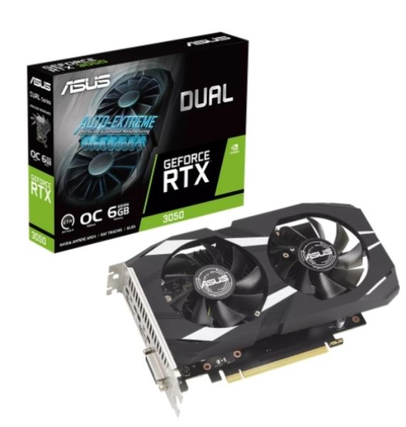 圖片 [ASUS 華碩]《DUAL-RTX3050-O6G》(1537MHz/20cm/雙風扇/註四年)