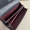 圖片 MY精品 -  Chanel 荔枝黑銀 牛皮 掀蓋長夾 信封長夾
