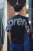 Focus Store Supreme FW26 Week6 Checkerboard Intarsia S/S Top Logo Tee