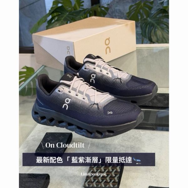 圖片 On cloudtilt 昂跑 藍紫漸層配色 限量 新款 男生 球鞋