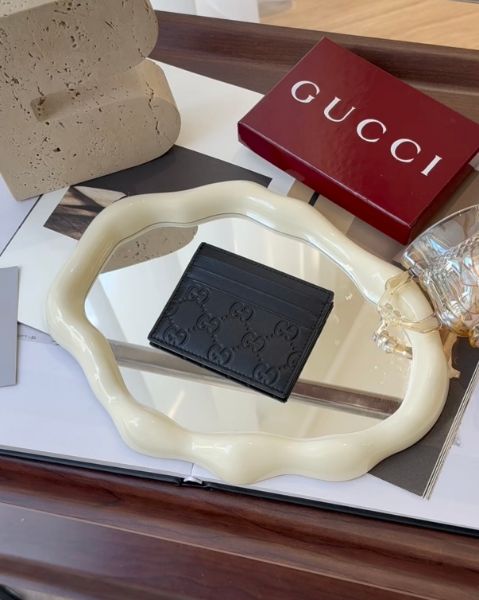 圖片 【GUCCI】GG EMBLEM 卡夾 黑色