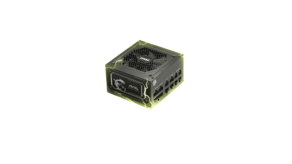 MSI MAG A850GL PCIE5 II 850W 金牌全模組電源供應器