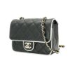 圖片 Chanel 展示品 菱格羊皮黑底白邊方胖斜背包(AS5151-黑)