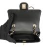 圖片 Chanel 展示品 菱格羊皮黑底白邊方胖斜背包(AS5151-黑)