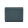 圖片 Loewe Anagram 鵝卵石紋小牛皮銀釦三折短夾(海軍藍)