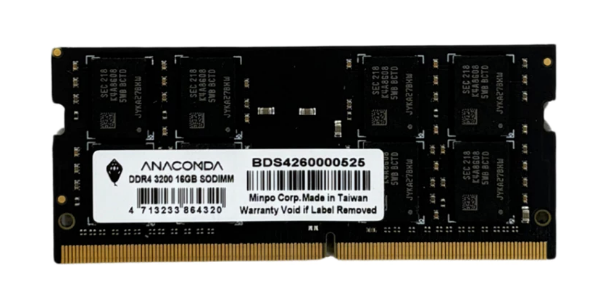 【ANACONDA】DDR4 筆記型記憶體 16GB 3200 商品圖