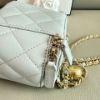圖片 MY精品 -  Chanel 小香 金球小盒子 化妝包 金球鏈帶包 晶片款 送禮🎁