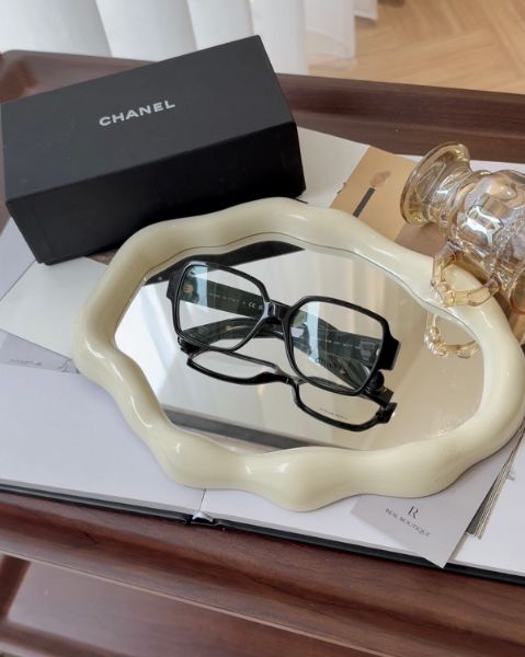 圖片 【CHANEL】CH3438 方框側邊愛心琺瑯款 平光眼鏡